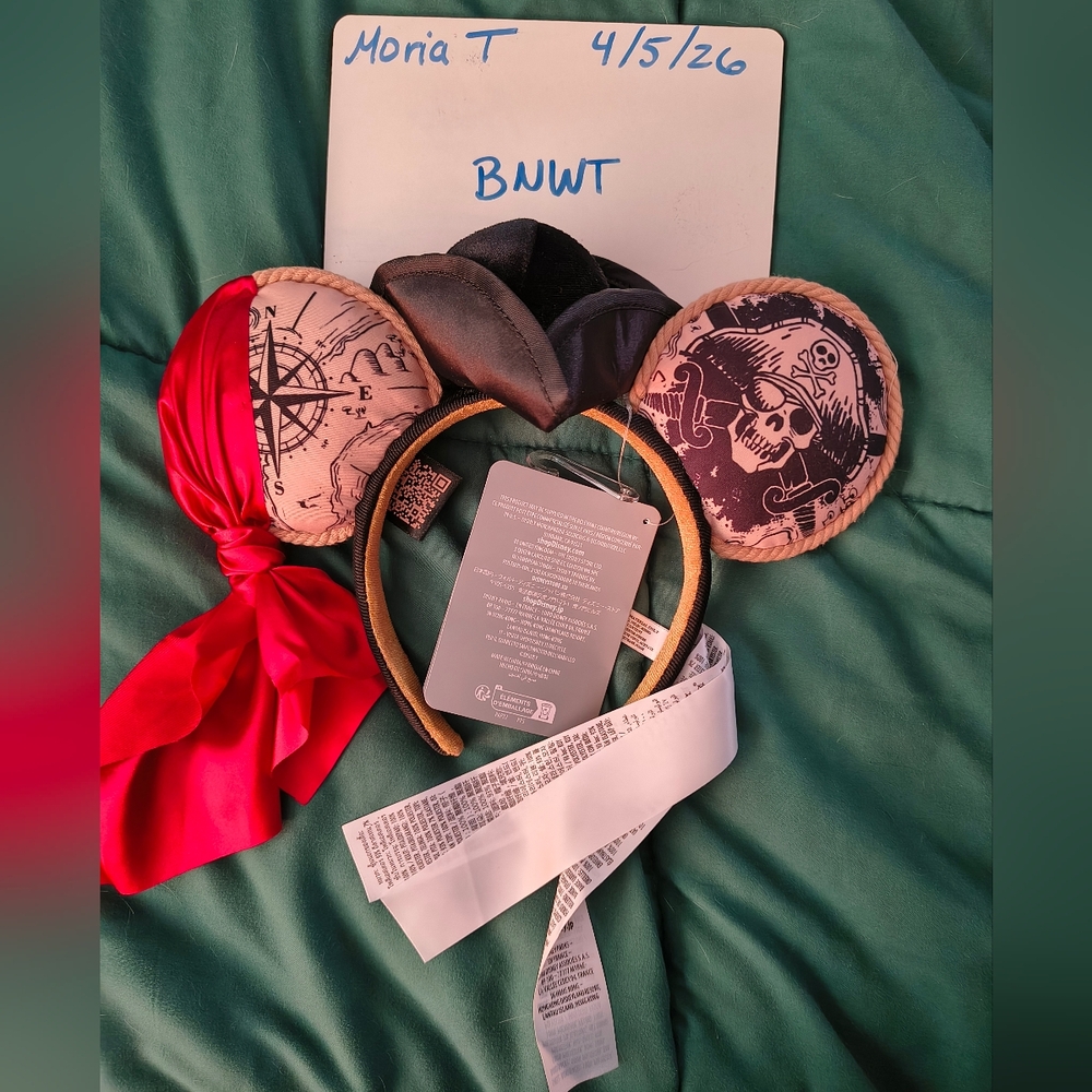 2023 Disneyland Paris Pirates of the Caribbean Attraction ears - Hard To Find!